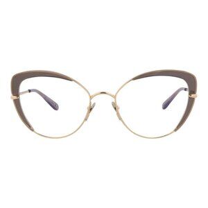 Pomellato Womens Cat Eye Gold Gold Transparent Fashion Designer Eyewear